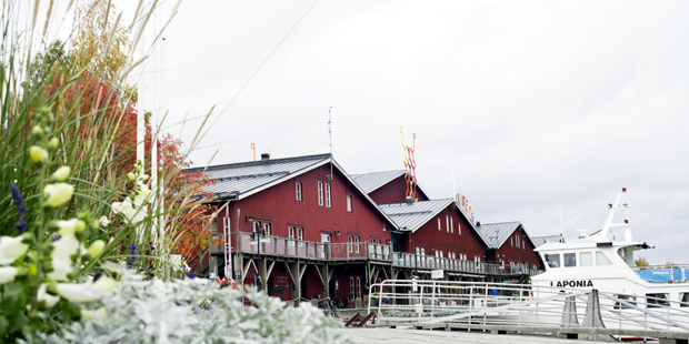 Exteriörbild på Norra hamnmagasinen