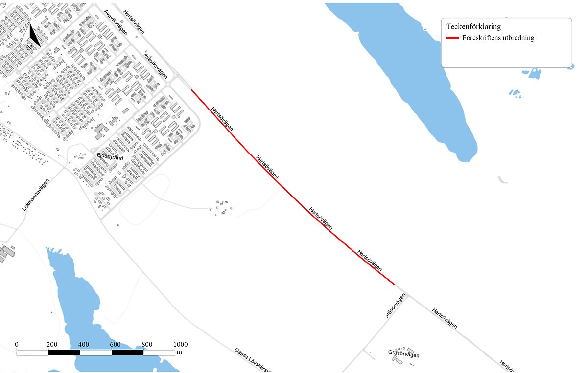 Luleå kommuns lokala trafikföreskrifter om hastighet på Hertsövägen; beslutade den 11 september 2023. Luleå kommun föreskriver med stöd av 10 kap. 1 § andra stycket 14 och 3 § förstastycket trafikförordningen (1998:1276) ovanstående.Denna författning träder i kraft den 18 september 2023 klockan 07:00 och upphör att gälla den 30 oktober 2024 klockan 16:00.