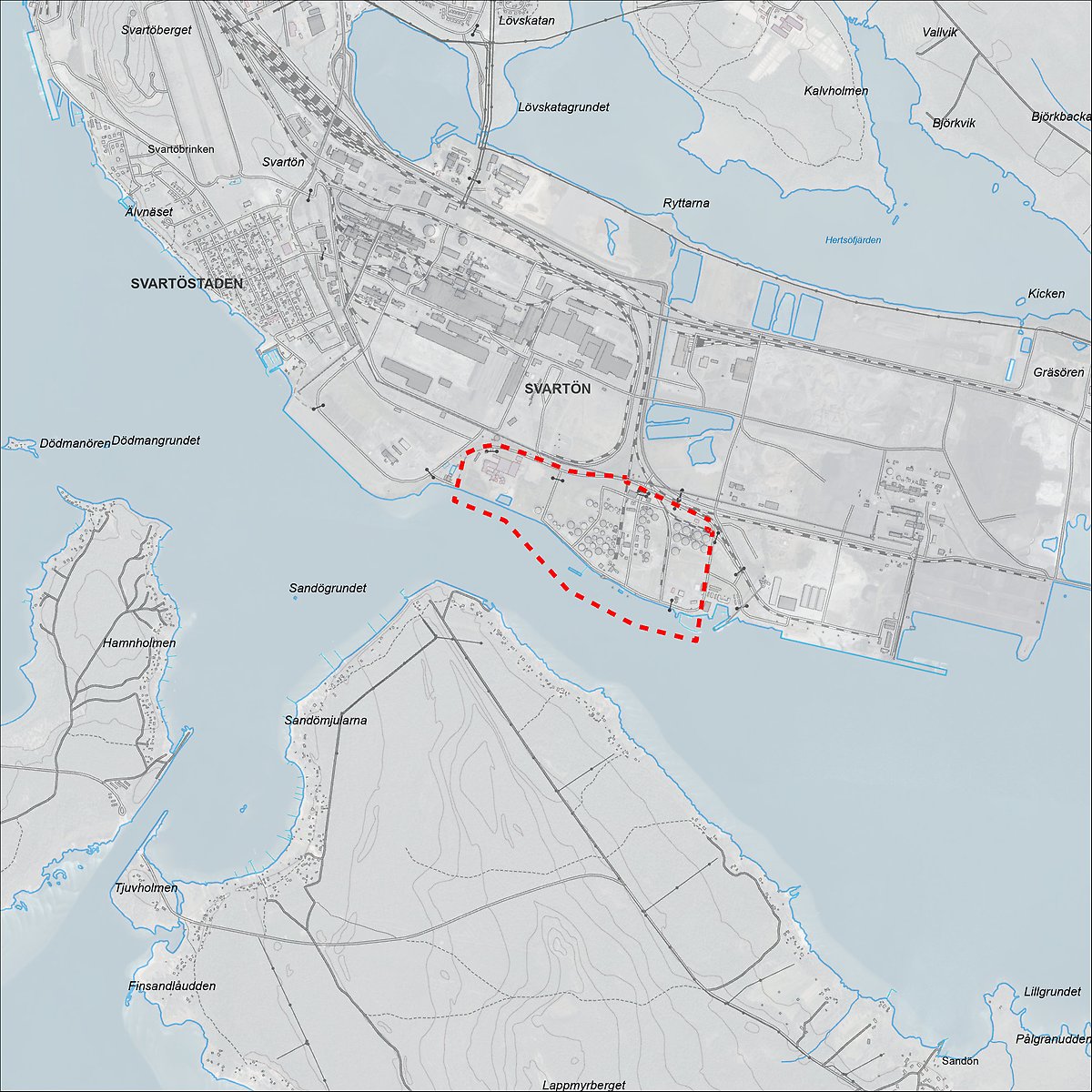 Översiktskarta planområde